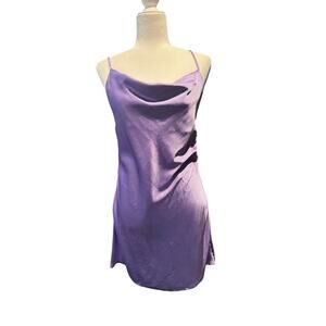 KNOW ONE CARES Lavender Slip Dress in Size Medium